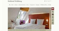 Desktop Screenshot of parkhotel-wolfsburg.de